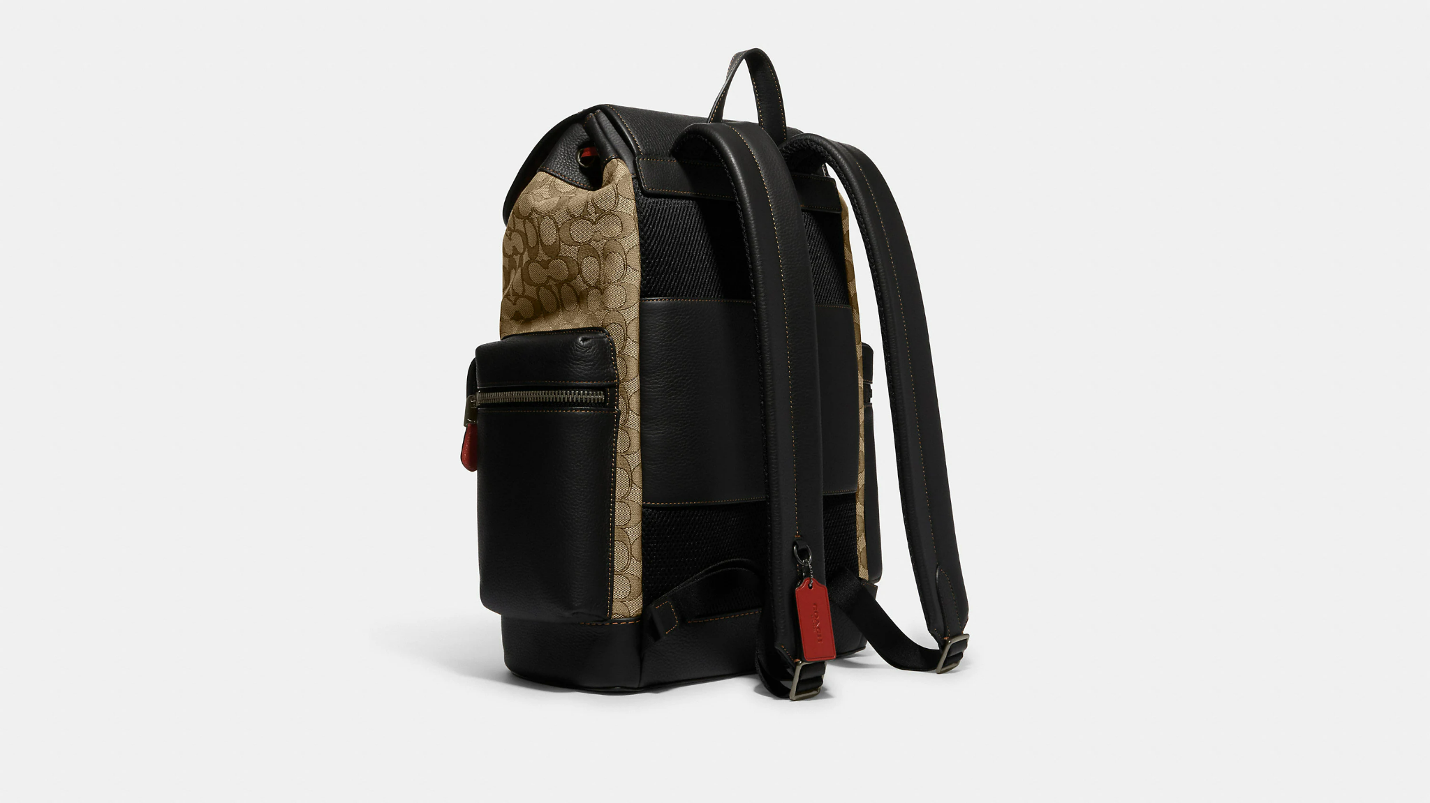 Balo Coach Sprint Signature Jacquard ‘Khaki’ CE523-QBV1R - Ảnh 3