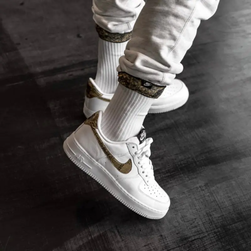 Giày Nike Air Force 1 Low Retro ‘Ivory Snake’ AO1635-100 - Ảnh 3