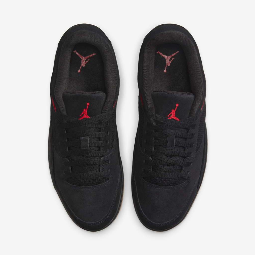 Giày Nike Air Jordan Flight Court 'Black Red Gum' HF3255-001 - Ảnh 3