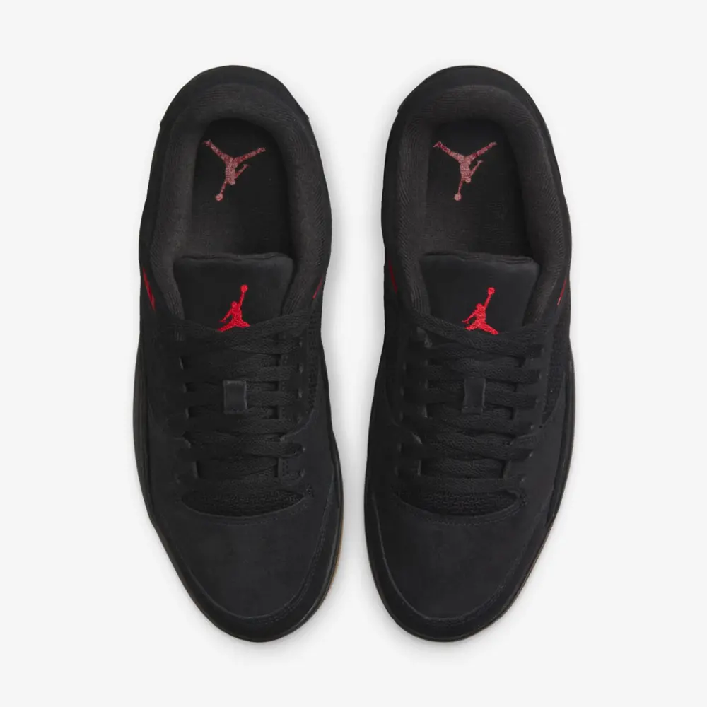 Giày Nike Air Jordan Flight Court 'Black Red Gum' HF3255-001 - Ảnh 3