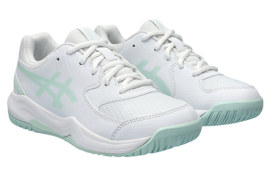 Giày Asics Gel Dedicate 8 GS 'White Pale Blue' 1044A077-102 - Ảnh 3