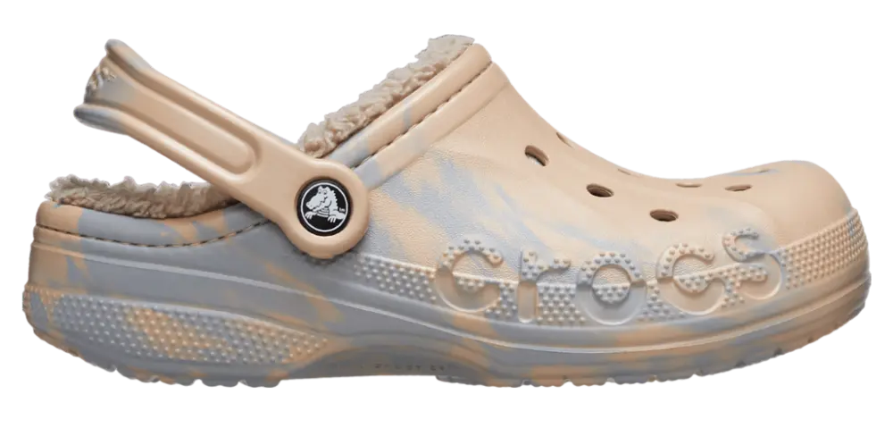 Dép Crocs Baya Lined Marbled Clog ‘Chai’ 208333-2ZM