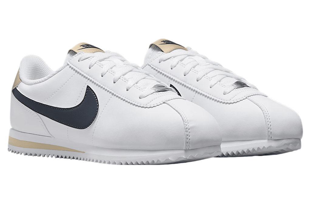Giày Nike Cortez GS ‘White Khaki Thunder Blue’ DM0950-114 - Ảnh 5