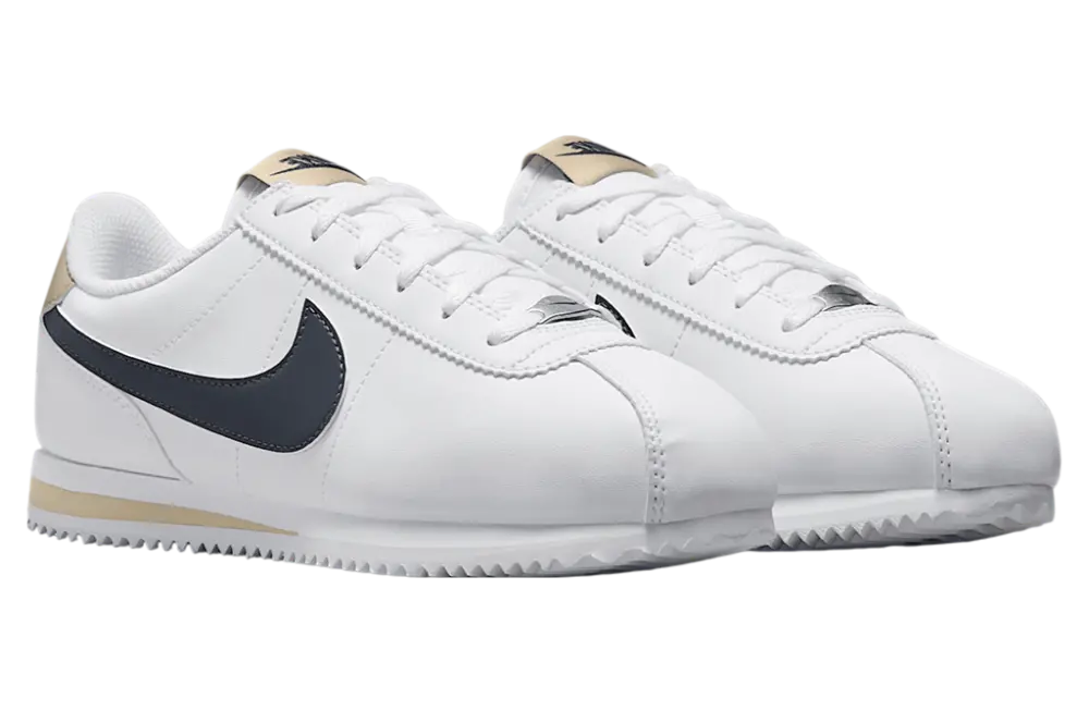Giày Nike Cortez GS ‘White Khaki Thunder Blue’ DM0950-114 - Ảnh 5