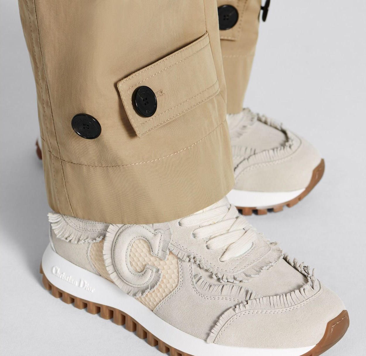 Alternative view of Giày Dior C’est Sneaker ‘Ecru Suede’ KCK403SUH-S03W