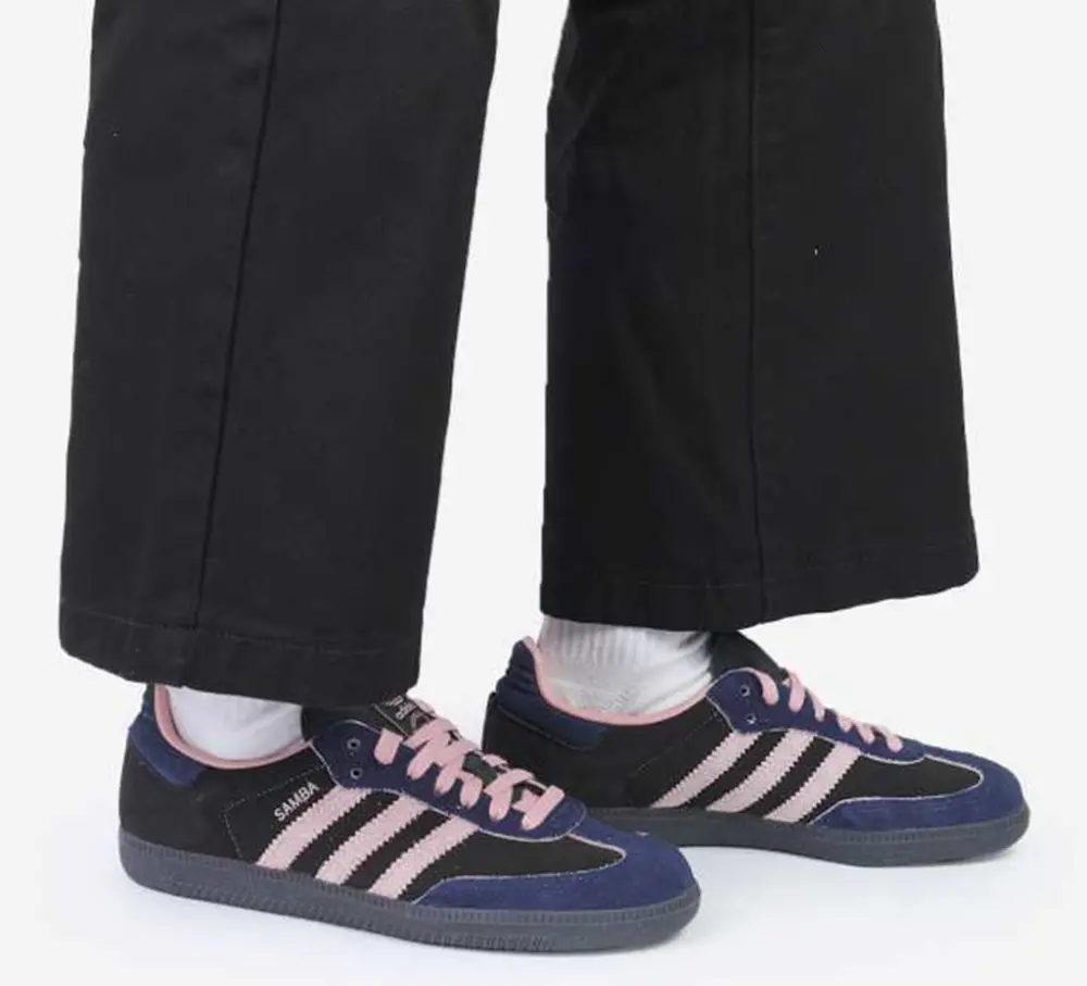 Giày Adidas Samba OG ‘Black Wonder Mauve Indigo’ JI2679 - Ảnh 3