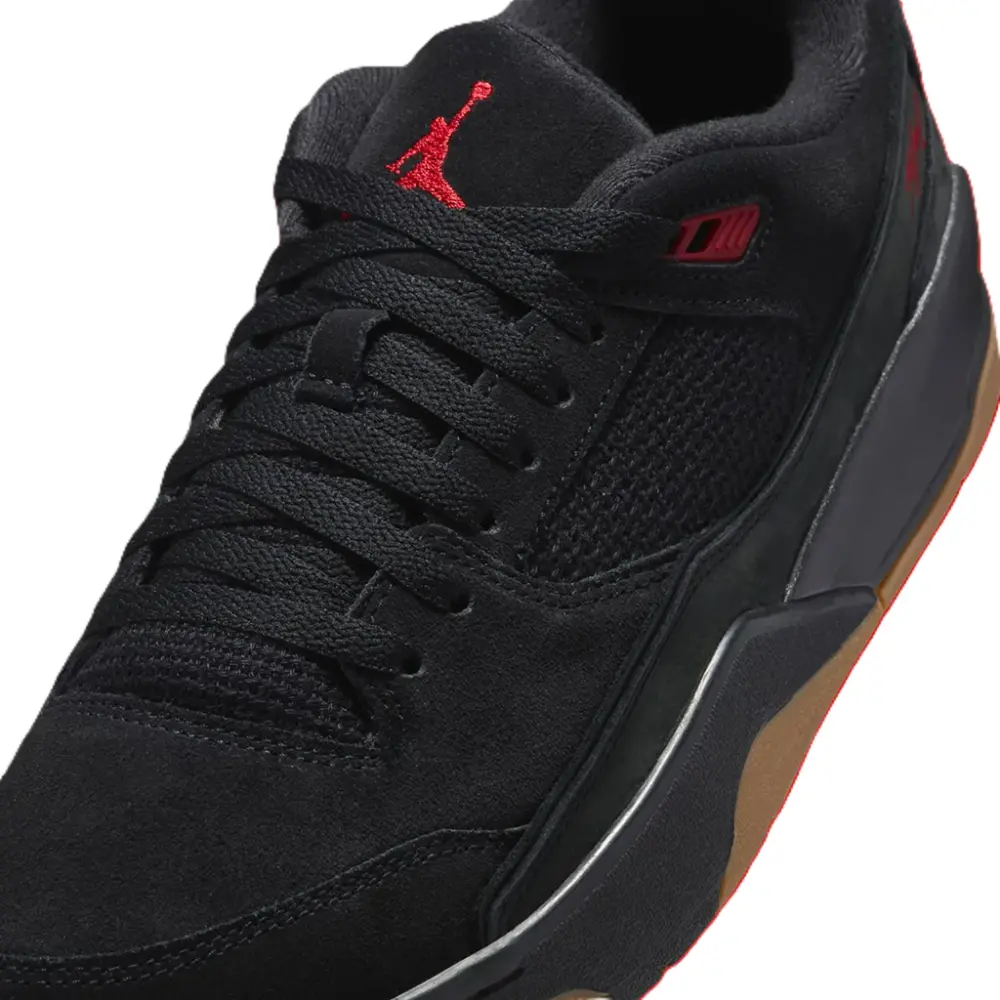 Alternative view of Giày Nike Air Jordan Flight Court 'Black Red Gum' HF3255-001