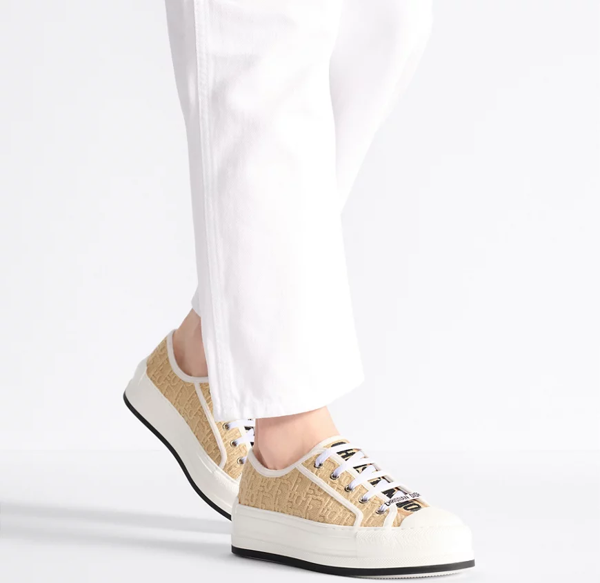 Giày Dior Walk’n’Dior Platform Natural ‘Beige’ KCK385OBF-S23J - Ảnh 3