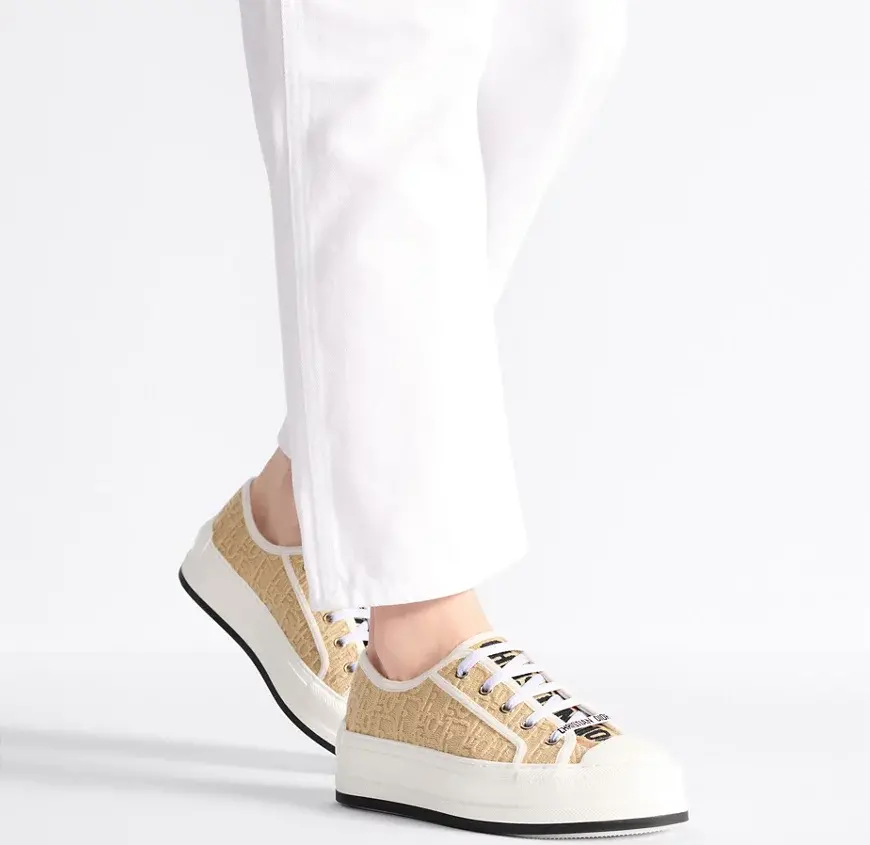 Giày Dior Walk’n’Dior Platform Natural ‘Beige’ KCK385OBF-S23J - Ảnh 3
