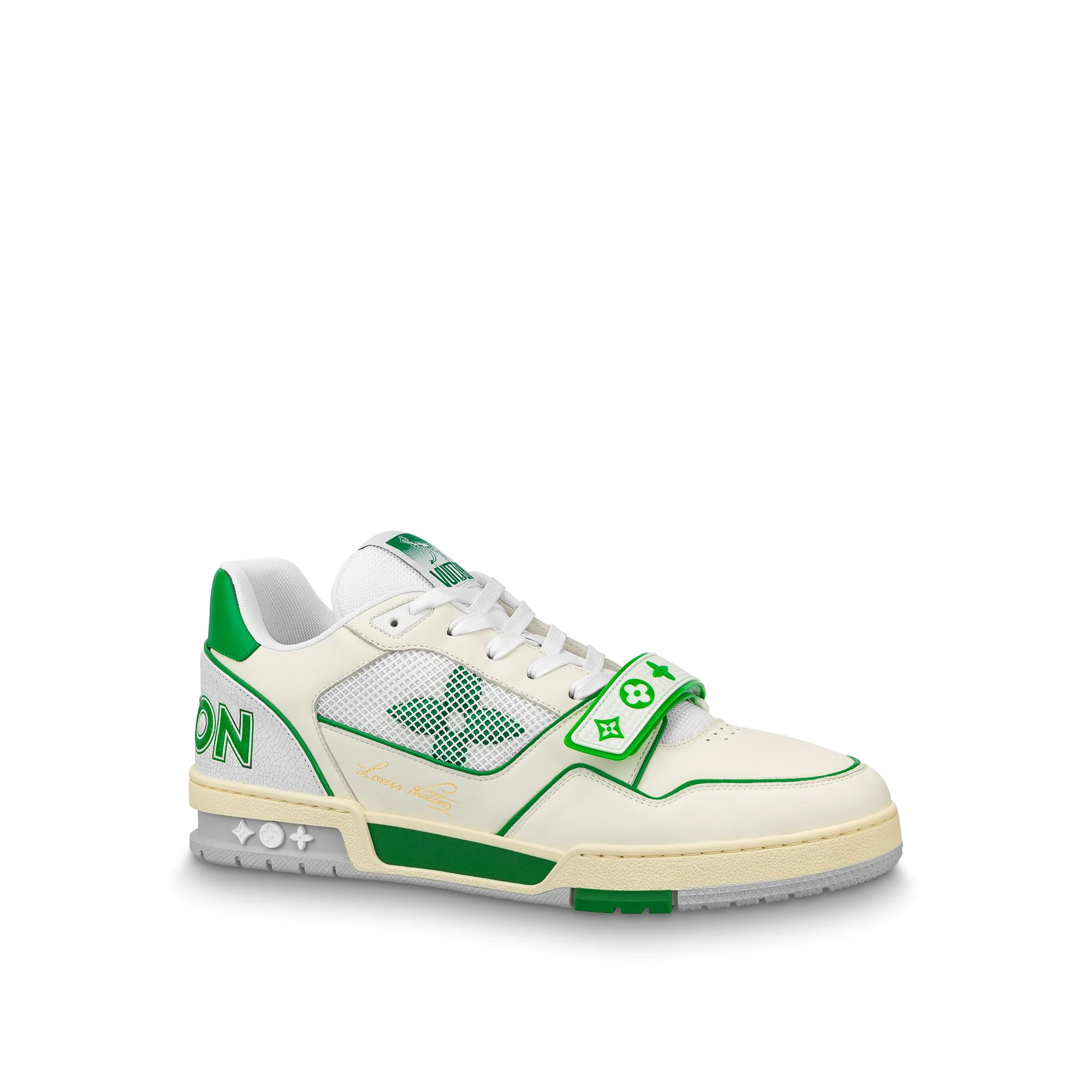 Giày Louis Vuitton LV Trainers 2021 ‘Green ‘ 1A98UX - Ảnh 4