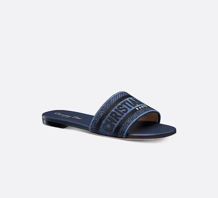 Dép Dior Dway Slide ‘Blue’ KCO090DNJ-S30B - Ảnh 3