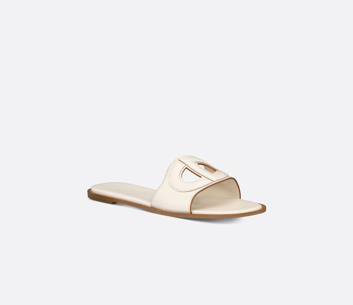 Dép Dior D-Club Slide ‘White’ KCO049VEA-S03W - Ảnh 4