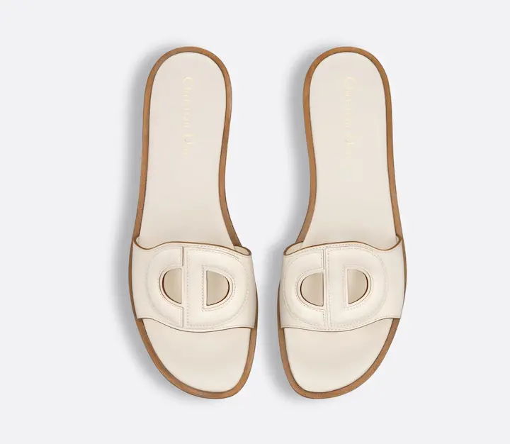 Dép Dior D-Club Slide ‘White’ KCO049VEA-S03W - Ảnh 3