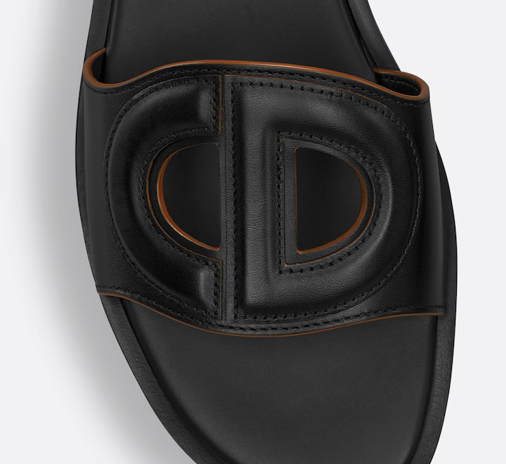 Alternative view of Dép Dior D-Club Slide ‘Black’ KCO049VEA-S900