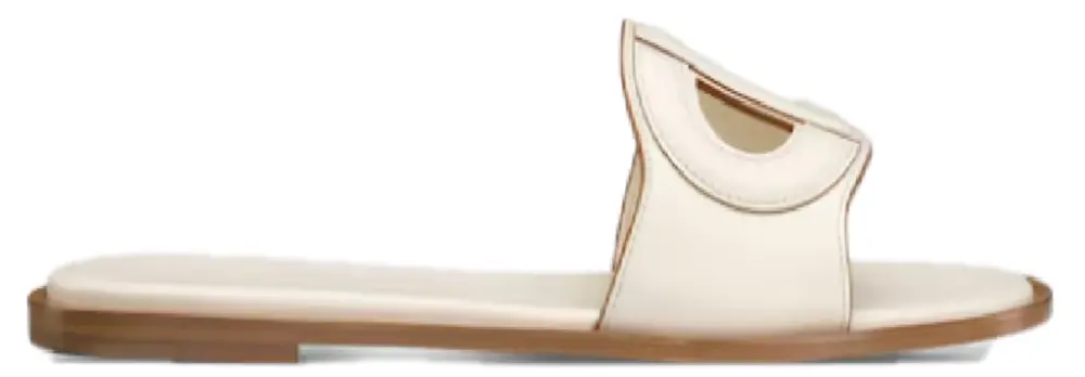 Dép Dior D-Club Slide ‘White’ KCO049VEA-S03W