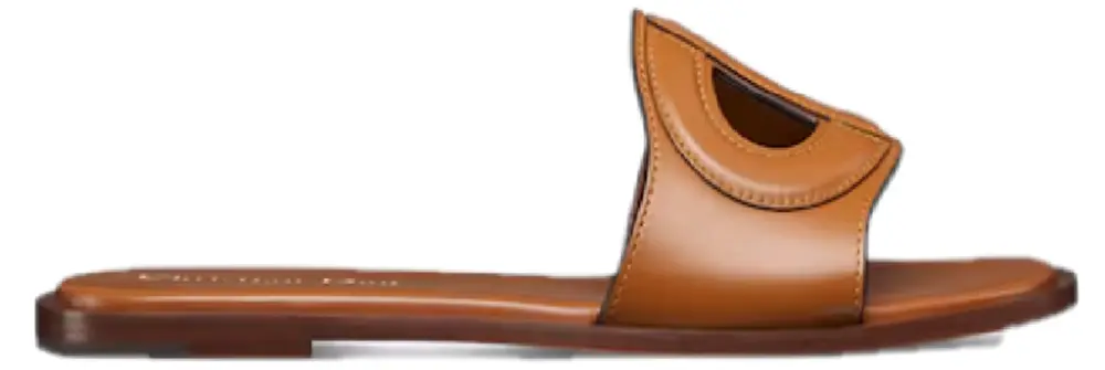 Dép Dior D-Club Slide ‘Camel’ KCO049VEA-S17T
