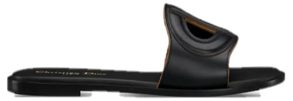 Dép Dior D-Club Slide ‘Black’ KCO049VEA-S900