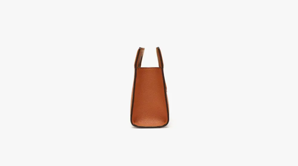 Túi MCM Diamond Tote Embossed Leather ‘Cognac’ MWRESAK03CO001 - Ảnh 6
