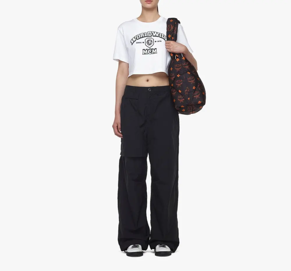 Túi MCM München Shell Tote Bag ‘Black’ MWTDABO15BK001 - Ảnh 3