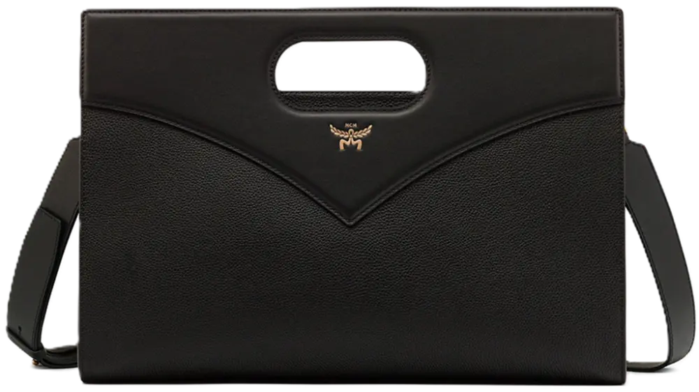 Túi MCM Diamond Tote Embossed Leather ‘Black’ MWTESAK02BK001