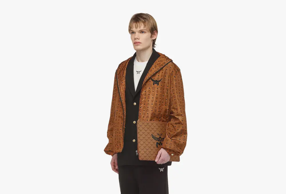 Alternative view of Túi MCM Himmel Zip Pouch Lauretos ‘Cognac’ MXZESAC04CO001