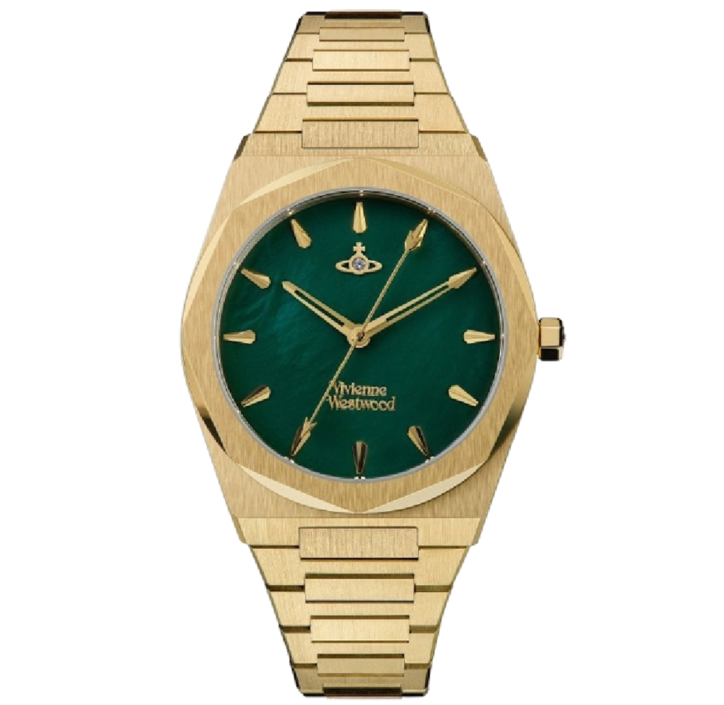 Đồng Hồ Vivienne Westwood Limehouse ‘Gold Green’ VV244GRGD