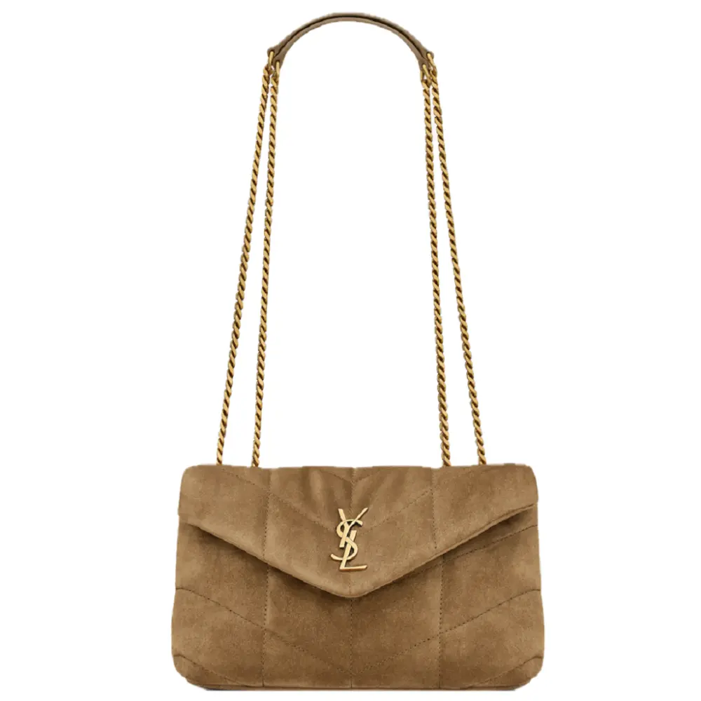 Túi Saint Laurent Toy Puffer ‘Golden Leaf’ 7593371U8073194