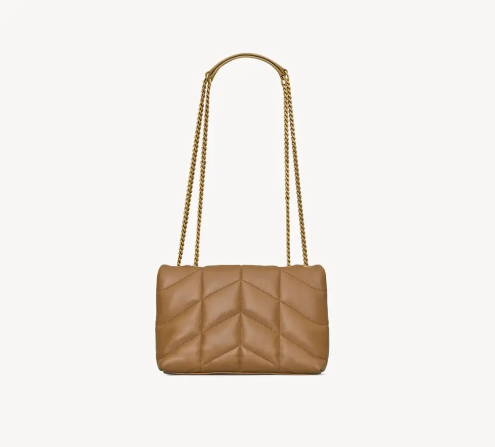 Alternative view of Túi Saint Laurent Toy Puffer ‘Dark Cork’ 7593371EL072760