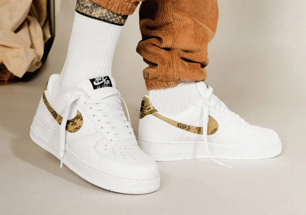 Giày Nike Air Force 1 Low Retro ‘Ivory Snake’ AO1635-100 - Ảnh 5