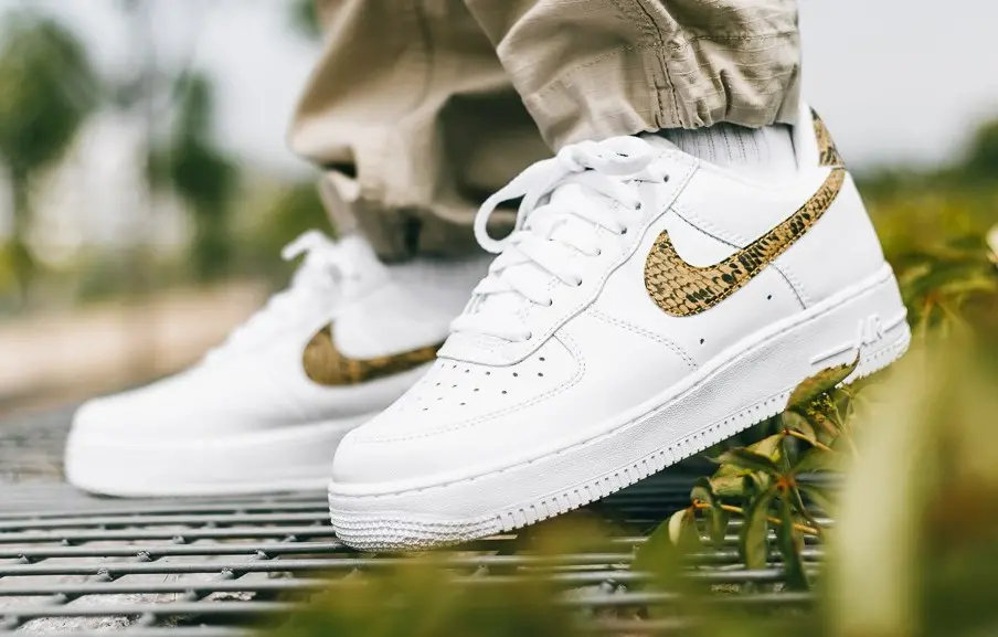 Giày Nike Air Force 1 Low Retro ‘Ivory Snake’ AO1635-100 - Ảnh 6
