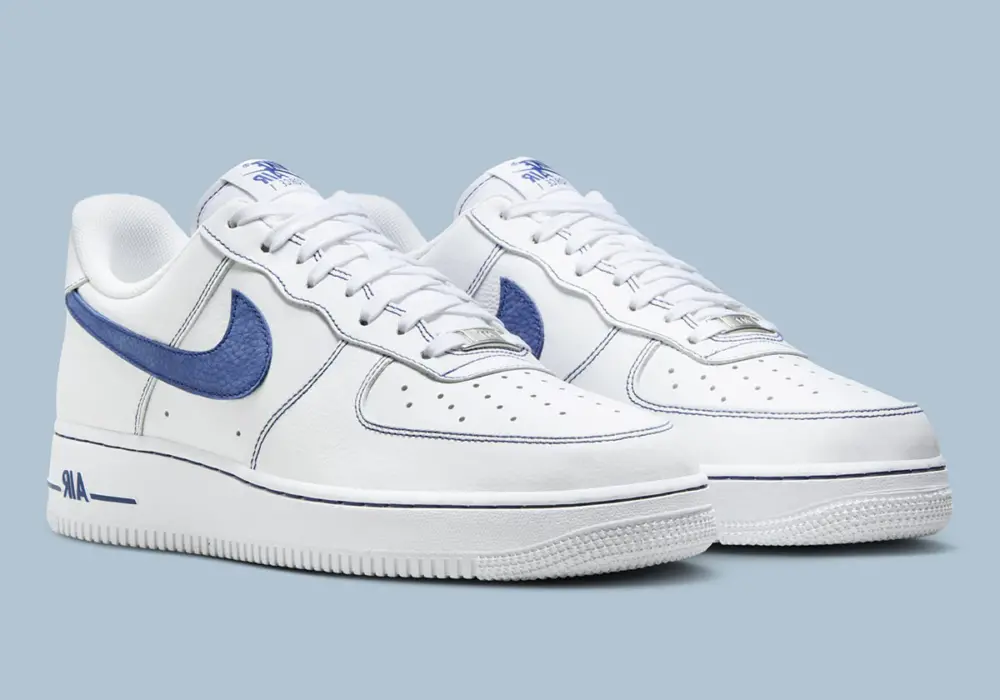 Alternative view of Giày Nike Air Force 1 Low ’07 LV8 ‘White Royal Blue’ HQ2037-100