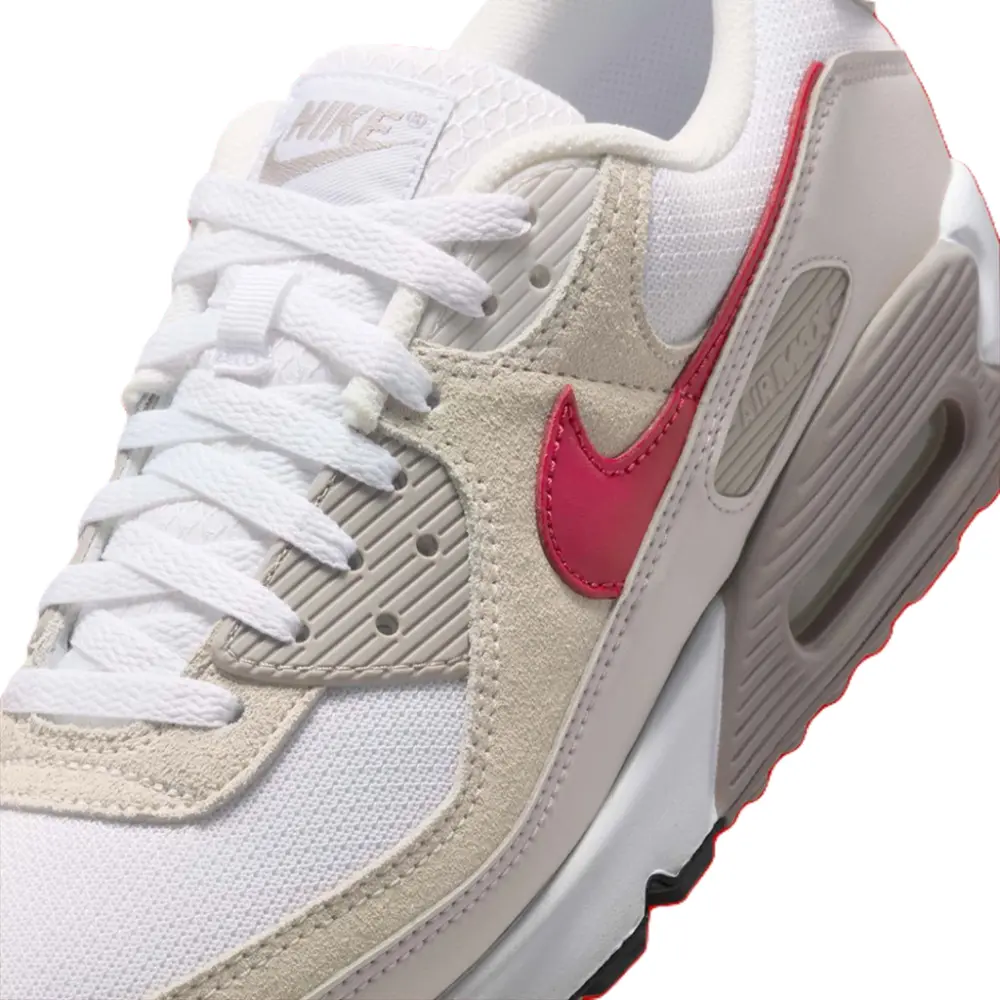 Alternative view of Giày Nike Air Max 90 'White College Grey Vast Grey University Red' DM0029-113