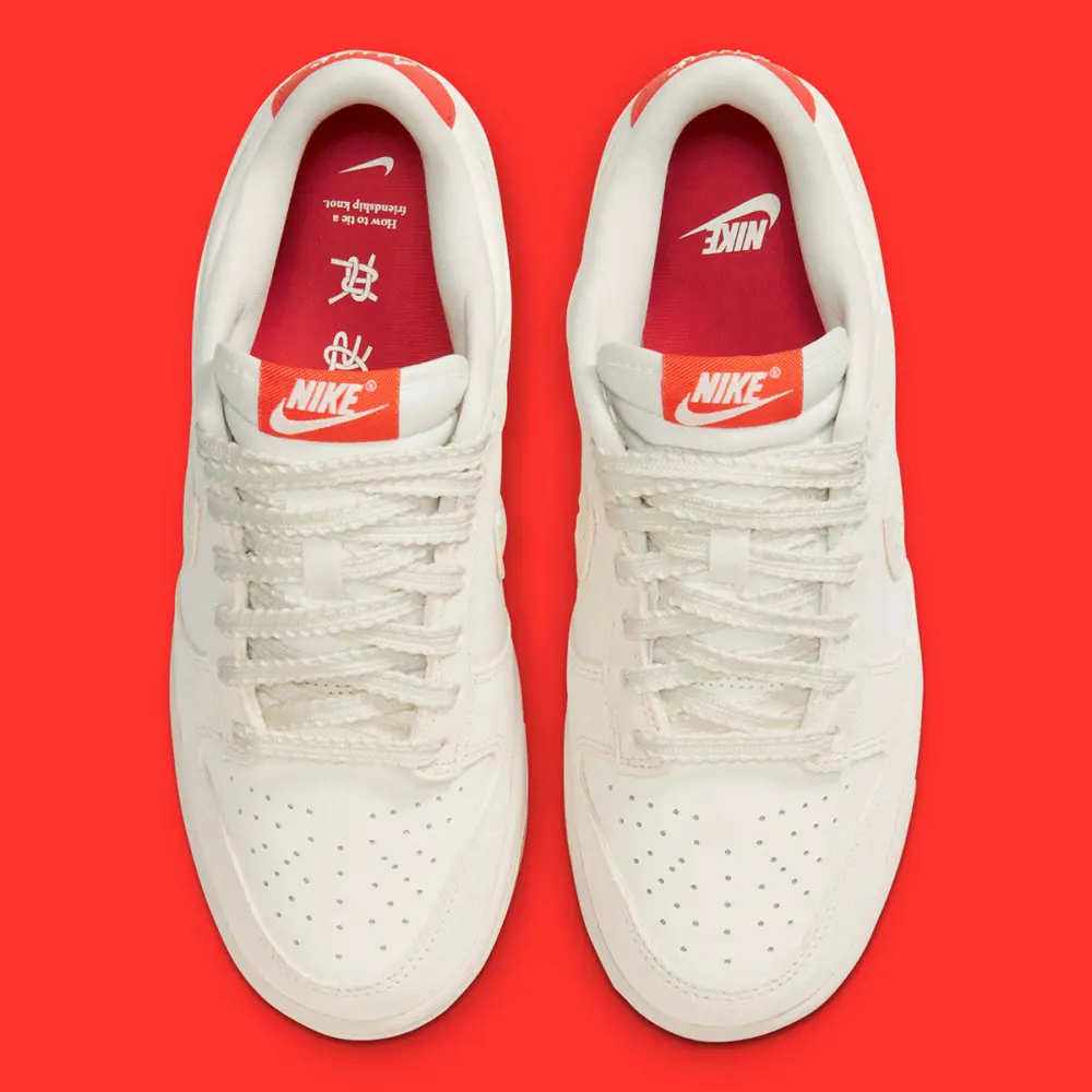 Giày Nike Dunk Low ‘Sail Picante Red’ HV5231-133 - Ảnh 7