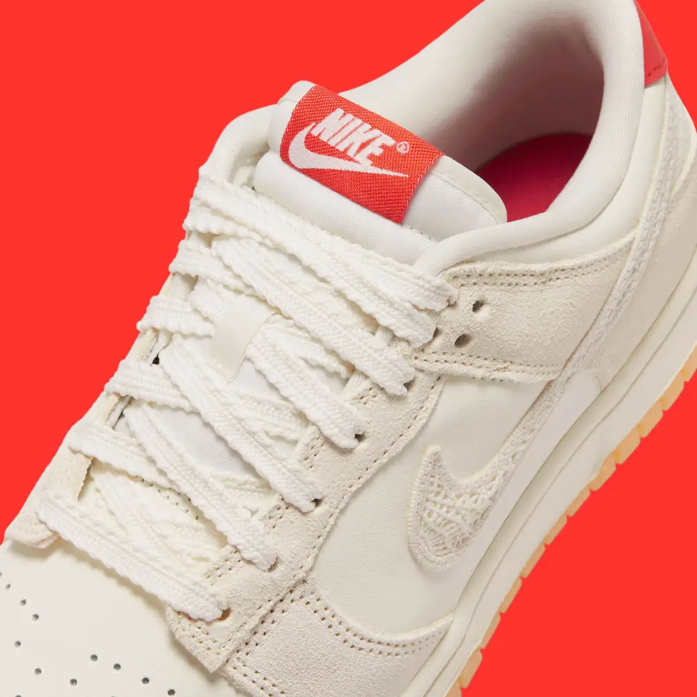 Giày Nike Dunk Low ‘Sail Picante Red’ HV5231-133 - Ảnh 5
