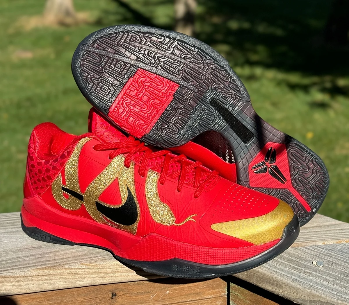 Giày Nike Kobe 5 Protro Year Of The Mamba ‘Red’ HF5182-600 - Ảnh 7