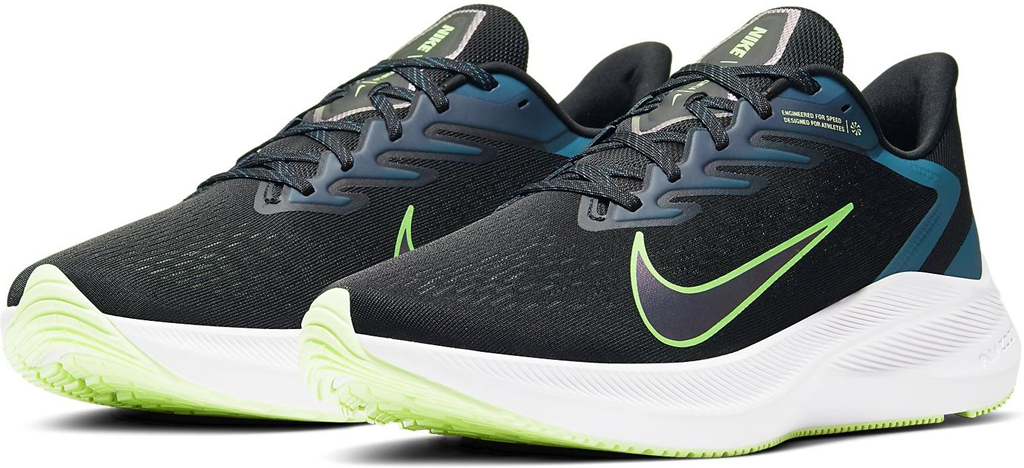 Giày Nike Zoom Winflo 7 ‘Black Valerian Blue’ CJ0291-004 - Ảnh 3