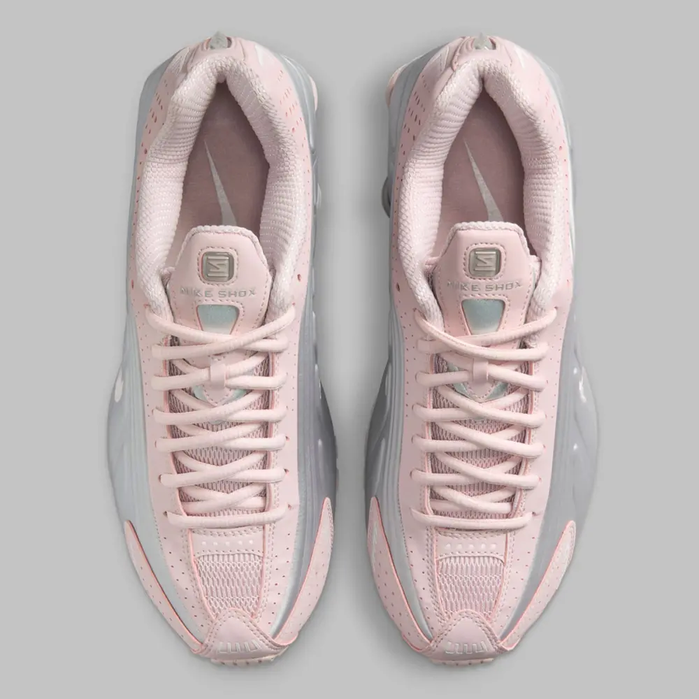 Giày Nike Shox R4 ‘Barely Rose’ AR3565-600 - Ảnh 5