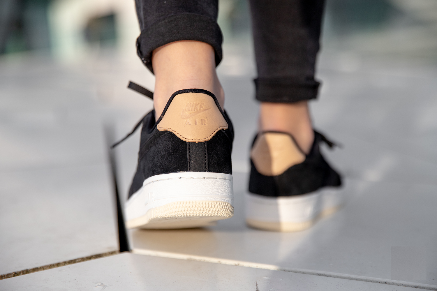 Giày Nike Air Force 1 Low ‘Black Cream’ 896185-006 - Ảnh 6