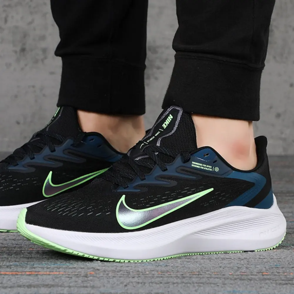 Giày Nike Zoom Winflo 7 ‘Black Valerian Blue’ CJ0291-004 - Ảnh 5