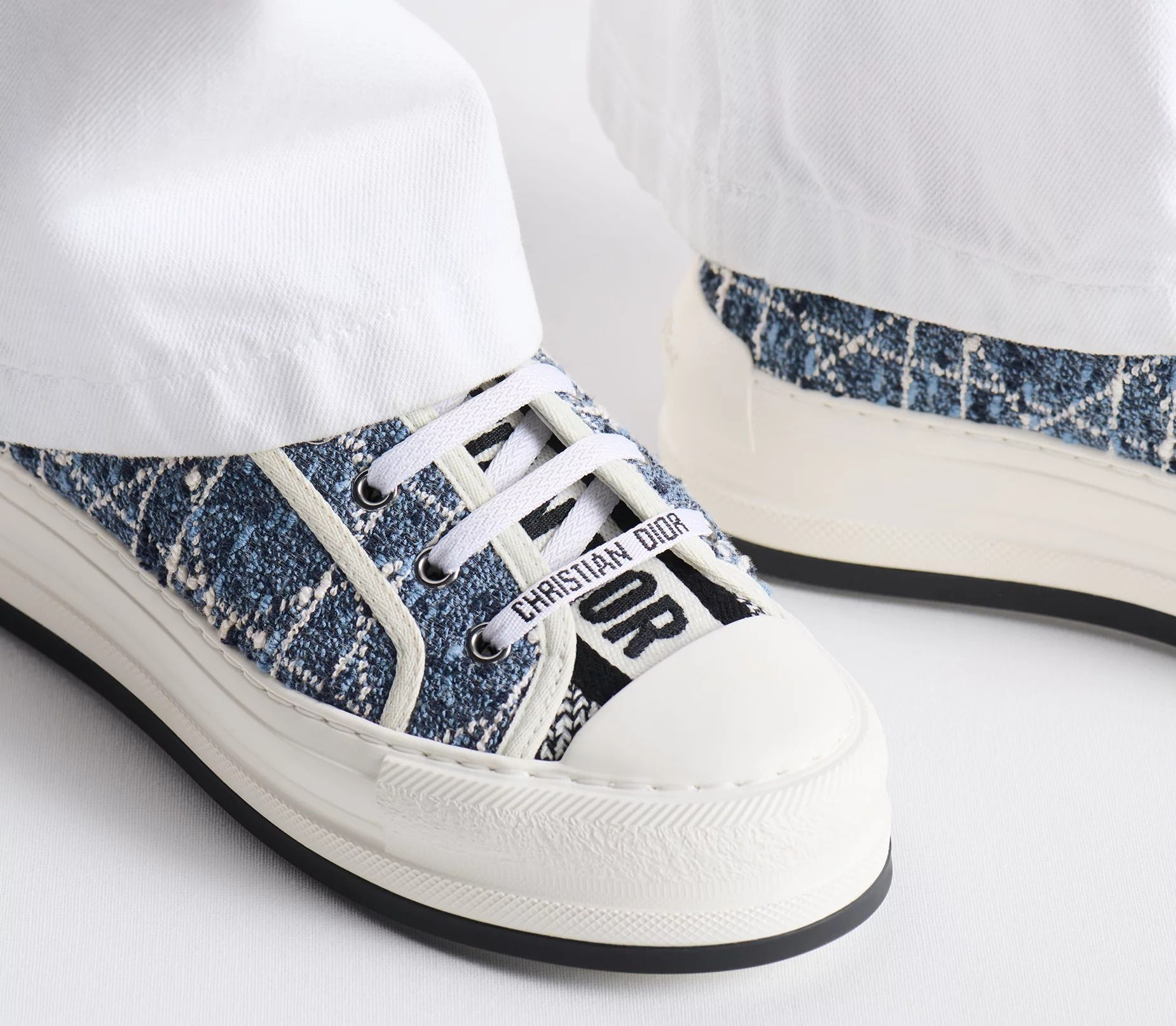 Giày Dior Walk’n’Dior Platform Sneaker ‘Blue’ KCK386CTW-S30B - Ảnh 4