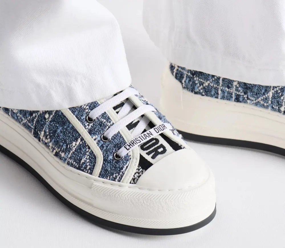 Giày Dior Walk’n’Dior Platform Sneaker ‘Blue’ KCK386CTW-S30B - Ảnh 4