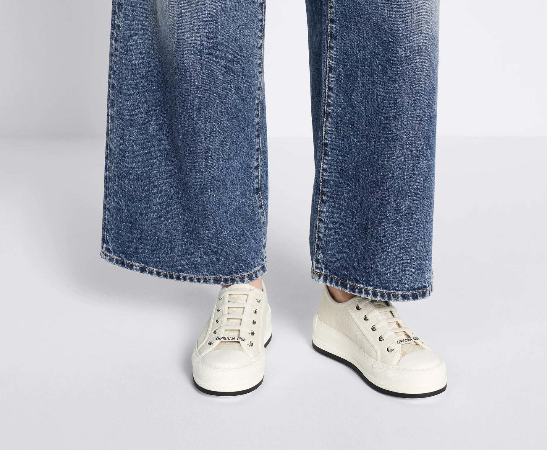 Giày Dior Walk’n’Dior Platform Sneaker ‘White’ KCK409OLY-S03W - Ảnh 3