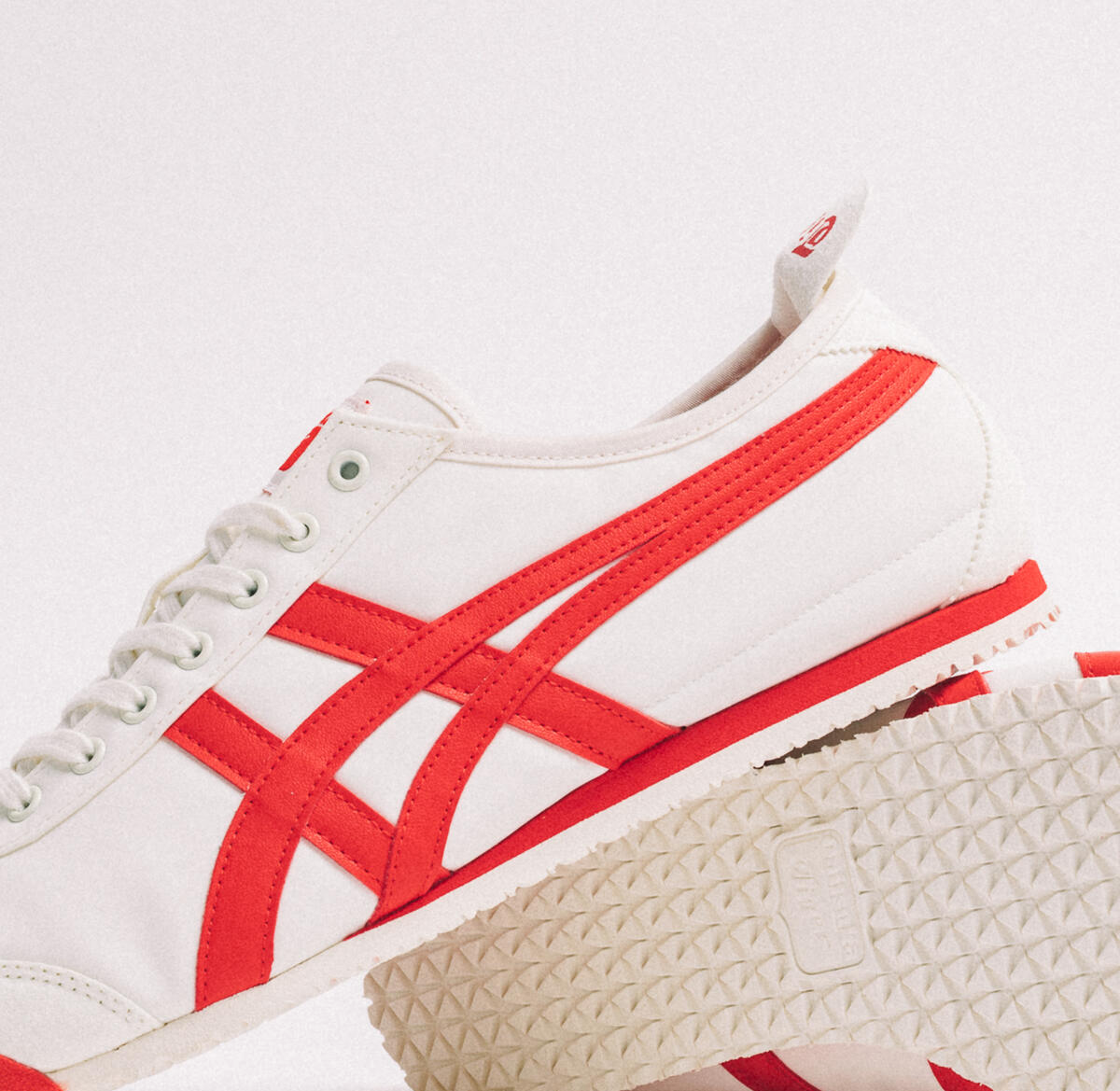 Giày Onitsuka Tiger Mexico 66 ‘Creamwhite Red’ 1183B497-101 - Ảnh 7