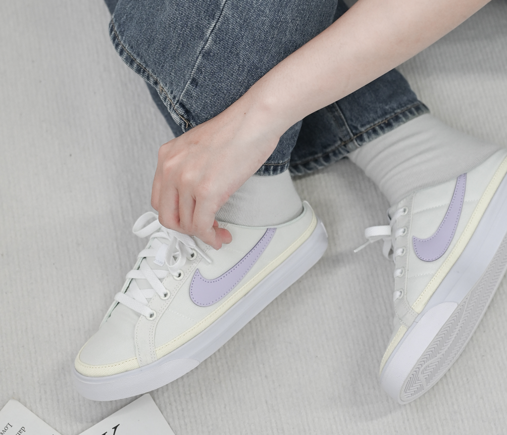Giày Nike Court Legacy Mule ‘Sail Violet Mist’ HJ3494-151 - Ảnh 5