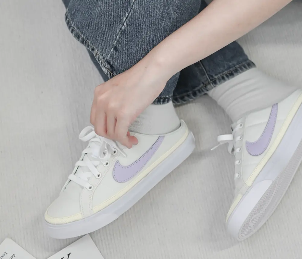 Giày Nike Court Legacy Mule ‘Sail Violet Mist’ HJ3494-151 - Ảnh 5