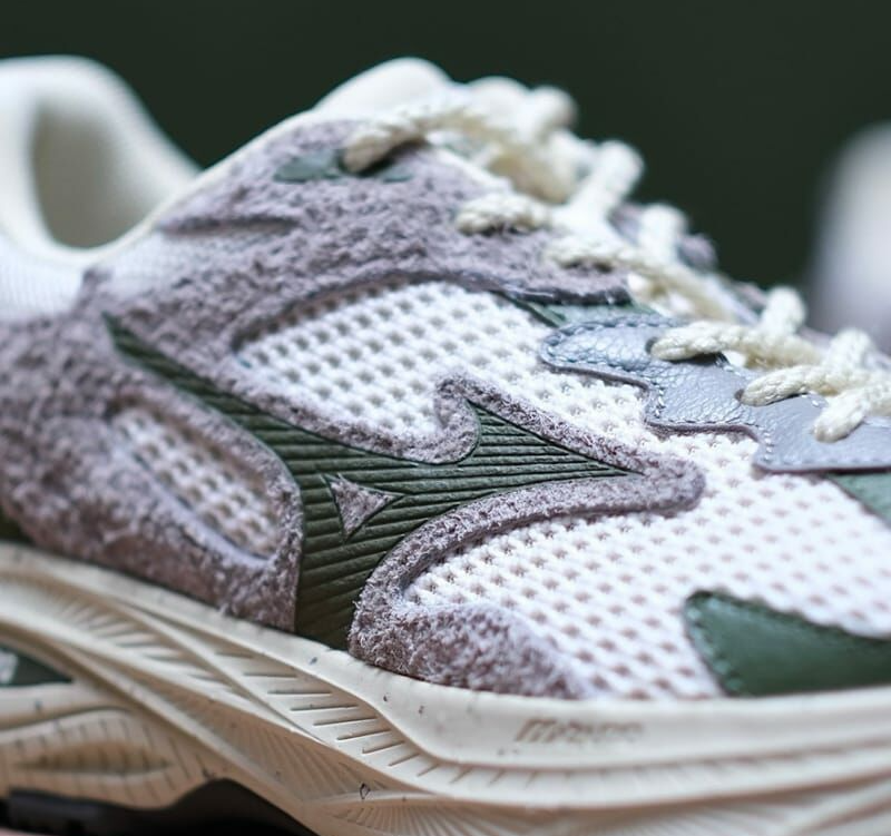 Giày Mizuno Racer S ‘Grey Green’ D1GH223520 - Ảnh 3