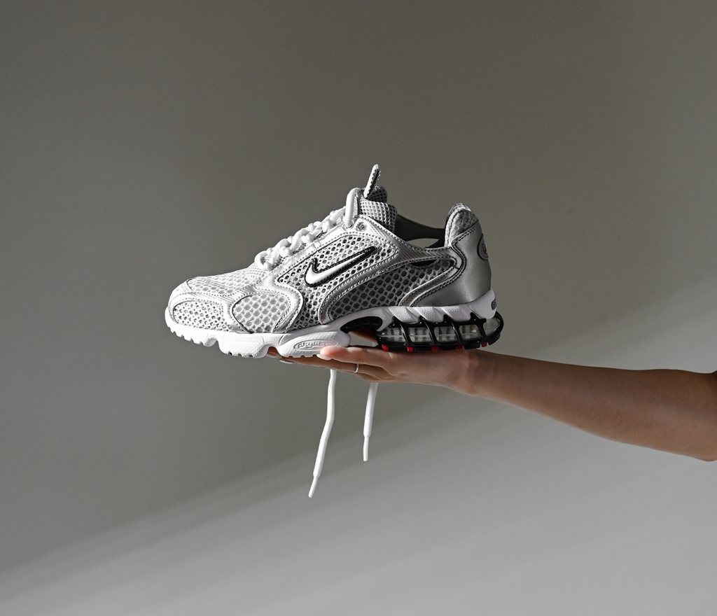Giày Nike Zoom Spiridon Caged 2 ‘Metallic Silver’ CJ1288-001 - Ảnh 4