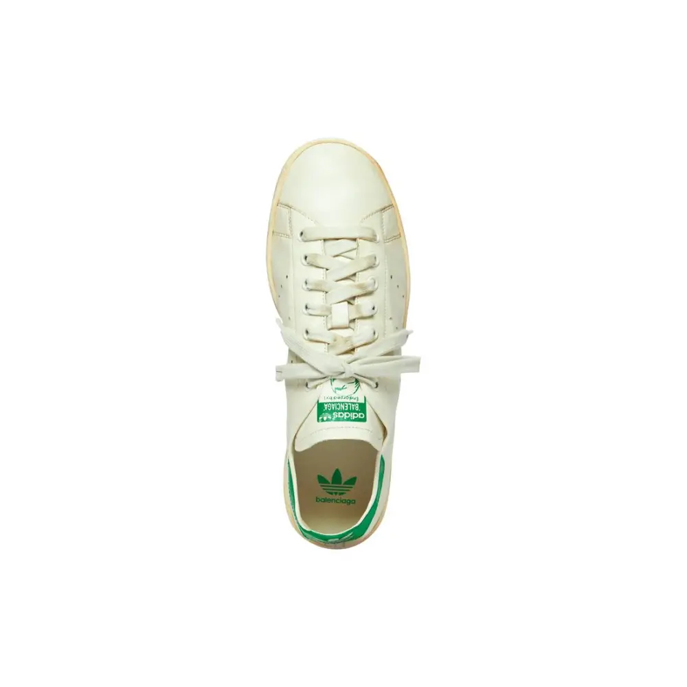 Giày Balenciaga x Adidas Stan Smith Worn-Out ‘White’ 721836-WBDV4-9703 - Ảnh 7