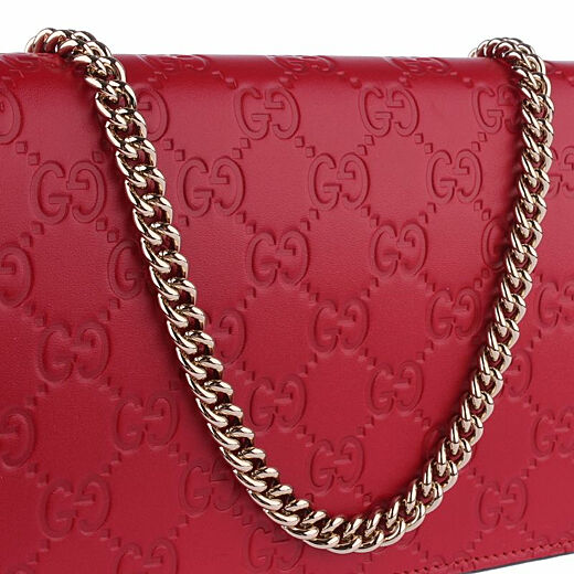 Túi Gucci GG Signature Mini ‘Red’ 431408-CWC1G-6433 - Ảnh 3