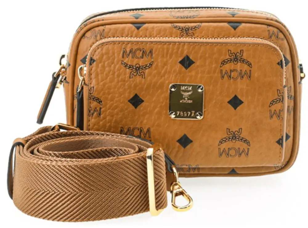 Túi MCM Klassik Crossbody In Visetos ‘Cognac’ MMRASKC08CO001